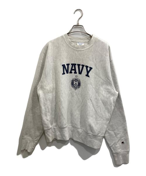 Champion REVERSE WEAVE（チャンピオン リバース ウィーブ）Champion REVERSE WEAVE (チャンピオン リバース ウィーブ) カレッジスウェット グレー サイズ:JAPAN Lの古着・服飾アイテム