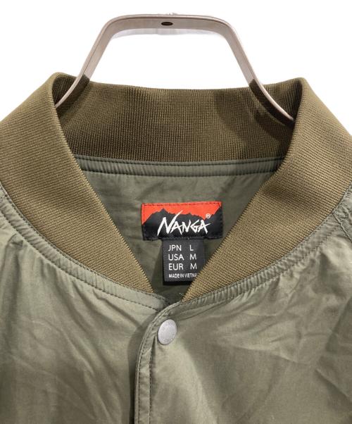 NANGA（ナンガ）NANGA (ナンガ) リブカラー コーチジャケット オリーブ サイズ:Ｌの古着・服飾アイテム