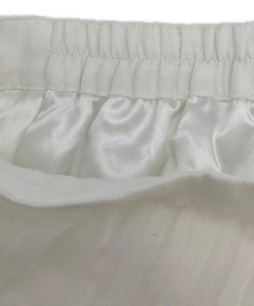 Snidel（スナイデル）Snidel (スナイデル) プリーツティアードスカート ホワイト サイズ:1の古着・服飾アイテム