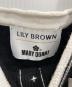 中古・古着 Lily Brown (リリーブラウン) MARY QUANT (マリークヮント) デイジーボタンノースリーブニットワンピース ブラック サイズ:F：7000円