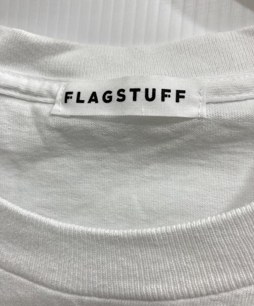 flagstuff（フラグスタフ）FLAGSTUFF (フラグスタフ) Gohan TEE ホワイト サイズ:Lの古着・服飾アイテム