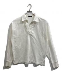 YLEVE（イレーヴ）の古着「コットン スキッパー プルオーバー/OPEN END COTTON PIGMENT DYE SKIPPER P/O」｜ホワイト