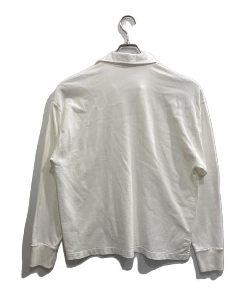 YLEVE（イレーヴ）YLEVE (イレーヴ) コットン スキッパー プルオーバー/OPEN END COTTON PIGMENT DYE SKIPPER P/O ホワイト サイズ:1の古着・服飾アイテム