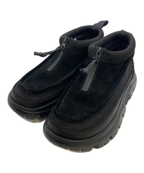 shaka（シャカ）shaka (シャカ) ZIP MOCCASIN BOOTIE EX /ジップモカシンブーツ シューズ ブラック サイズ:24.0cm/US6/UK5の古着・服飾アイテム