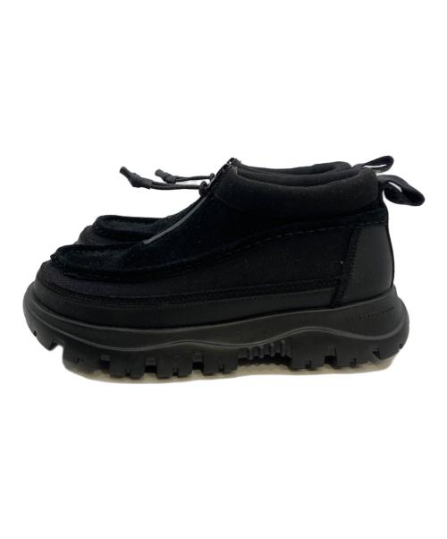 shaka（シャカ）shaka (シャカ) ZIP MOCCASIN BOOTIE EX /ジップモカシンブーツ シューズ ブラック サイズ:24.0cm/US6/UK5の古着・服飾アイテム