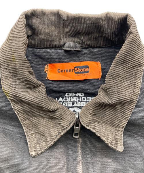 corner stone（コーナー ストーン）corner stone (コーナー ストーン) デトロイトジャケット ブラウン サイズ:Ｌの古着・服飾アイテム