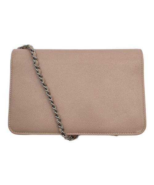 CHANEL（シャネル）CHANEL (シャネル) チェーンウォレット ピンクの古着・服飾アイテム