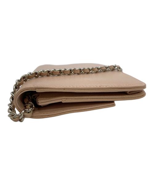 CHANEL（シャネル）CHANEL (シャネル) チェーンウォレット ピンクの古着・服飾アイテム