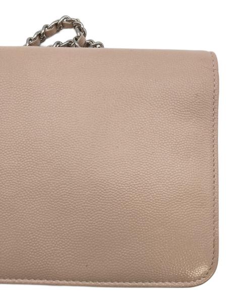 CHANEL（シャネル）CHANEL (シャネル) チェーンウォレット ピンクの古着・服飾アイテム