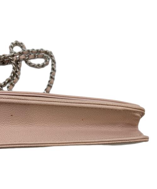 CHANEL（シャネル）CHANEL (シャネル) チェーンウォレット ピンクの古着・服飾アイテム