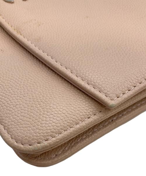 CHANEL（シャネル）CHANEL (シャネル) チェーンウォレット ピンクの古着・服飾アイテム