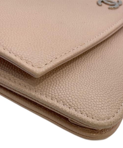 CHANEL（シャネル）CHANEL (シャネル) チェーンウォレット ピンクの古着・服飾アイテム