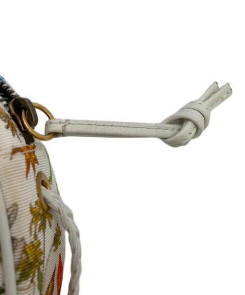 GUCCI（グッチ）GUCCI (グッチ) フローラ ミニショルダーバッグ ホワイトの古着・服飾アイテム