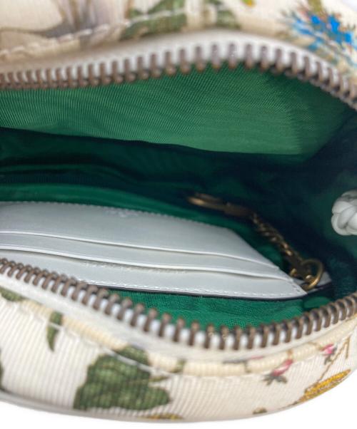 GUCCI（グッチ）GUCCI (グッチ) フローラ ミニショルダーバッグ ホワイトの古着・服飾アイテム