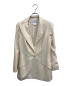 Christian Diorクリスチャン ディオール）の古着「トロッター柄ジャケット」｜アイボリー