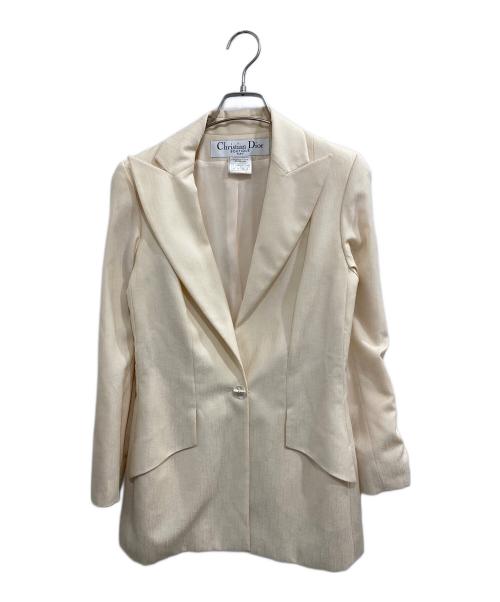 Christian Dior（クリスチャン ディオール）Christian Dior (クリスチャン ディオール) トロッター柄ジャケット アイボリー サイズ:F 38の古着・服飾アイテム