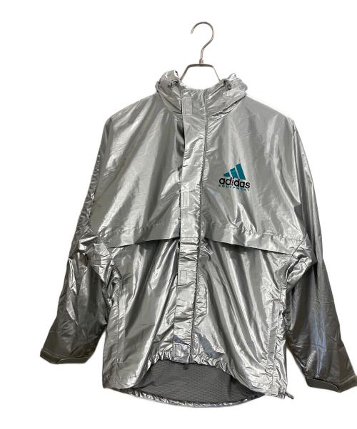 adidas（アディダス）adidas (アディダス) エキップメント メタリック ウインドブレーカー シルバー サイズ:M 未使用品の古着・服飾アイテム