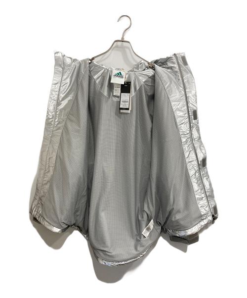 adidas（アディダス）adidas (アディダス) エキップメント メタリック ウインドブレーカー シルバー サイズ:M 未使用品の古着・服飾アイテム