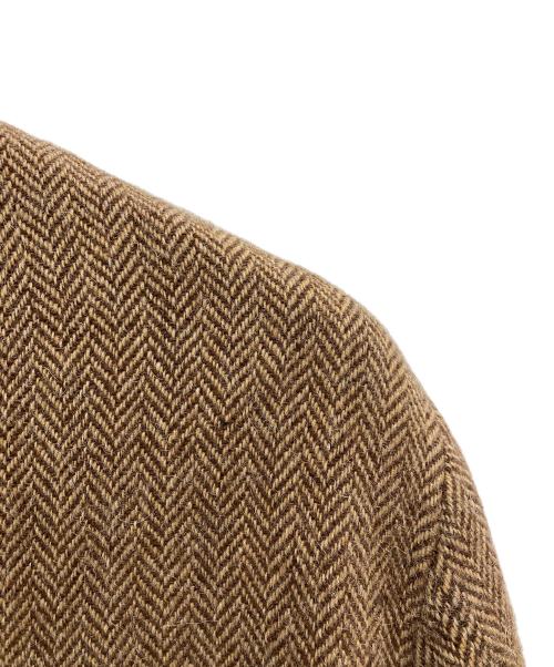 POLO RALPH LAUREN（ポロ・ラルフローレン）POLO RALPH LAUREN (ポロ・ラルフローレン) ヘリンボーン アルパカウールテーラードジャケット ブラウン サイズ:LLの古着・服飾アイテム