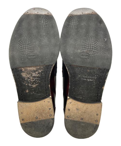 BURBERRY LONDON（バーバリーロンドン）BURBERRY LONDON (バーバリーロンドン) スタッズディテール タッセルローファー ブラウン サイズ:40の古着・服飾アイテム