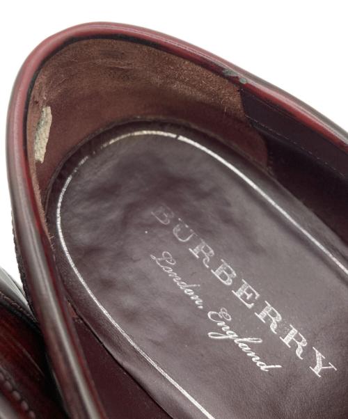BURBERRY LONDON（バーバリーロンドン）BURBERRY LONDON (バーバリーロンドン) スタッズディテール タッセルローファー ブラウン サイズ:40の古着・服飾アイテム