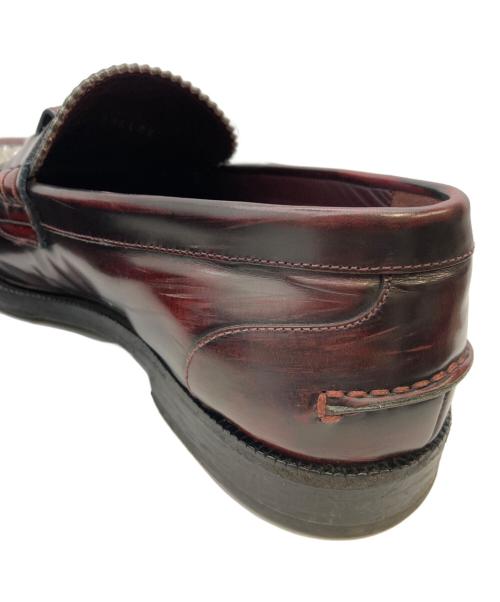 BURBERRY LONDON（バーバリーロンドン）BURBERRY LONDON (バーバリーロンドン) スタッズディテール タッセルローファー ブラウン サイズ:40の古着・服飾アイテム