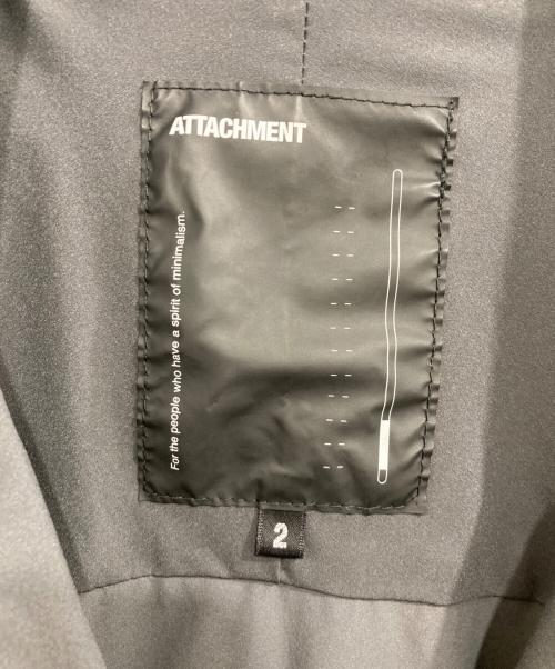 ATTACHMENT（アタッチメント）ATTACHMENT (アタッチメント) 4WAYストレッチタフタ ZIP UPブルゾン グレー サイズ:2の古着・服飾アイテム