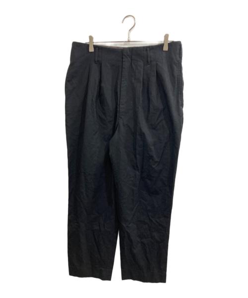 Hysteric Glamour（ヒステリックグラマー）Hysteric Glamour (ヒステリックグラマー) ツータックスラックス ブラック サイズ:Ｌの古着・服飾アイテム