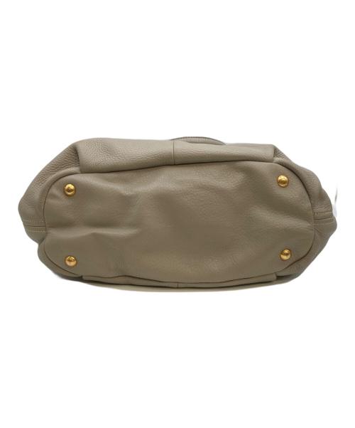 PRADA（プラダ）PRADA (プラダ) 2WAYレザーハンドバッグ/ショルダーバッグ/ハンドバッグ ベージュの古着・服飾アイテム