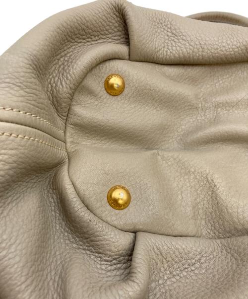 PRADA（プラダ）PRADA (プラダ) 2WAYレザーハンドバッグ/ショルダーバッグ/ハンドバッグ ベージュの古着・服飾アイテム