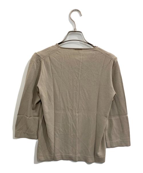 HERMES（エルメス）HERMES (エルメス) セリエボタンカーディガン ベージュ サイズ:SMの古着・服飾アイテム