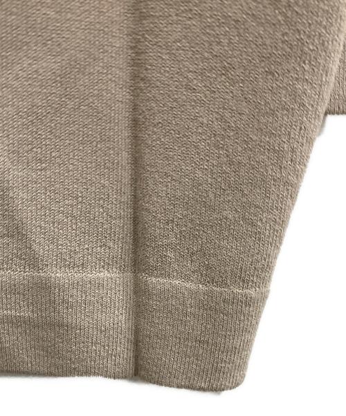 HERMES（エルメス）HERMES (エルメス) セリエボタンカーディガン ベージュ サイズ:SMの古着・服飾アイテム