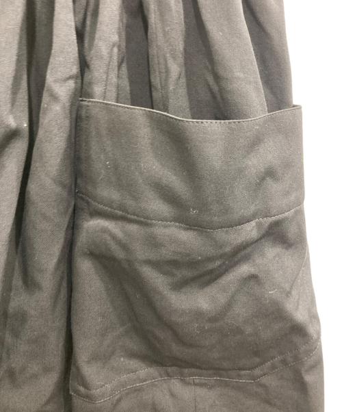 LIMI feu（リミフゥ）LIMI feu (リミフゥ) WOOL Gabardine BIG PANTS/ウール　ギャバジン　ビッグパンツ ブラック サイズ:Sの古着・服飾アイテム