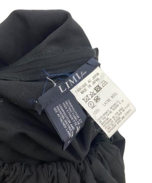 LIMI feu（リミフゥ）LIMI feu (リミフゥ) WOOL Gabardine BIG PANTS/ウール　ギャバジン　ビッグパンツ ブラック サイズ:Sの古着・服飾アイテム
