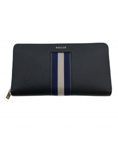 中古・古着通販】BALLY (バリー) ラウンドファスナー長財布 ブラック