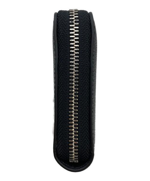 BALLY（バリー）BALLY (バリー) ラウンドファスナー長財布 ブラック×ネイビーの古着・服飾アイテム