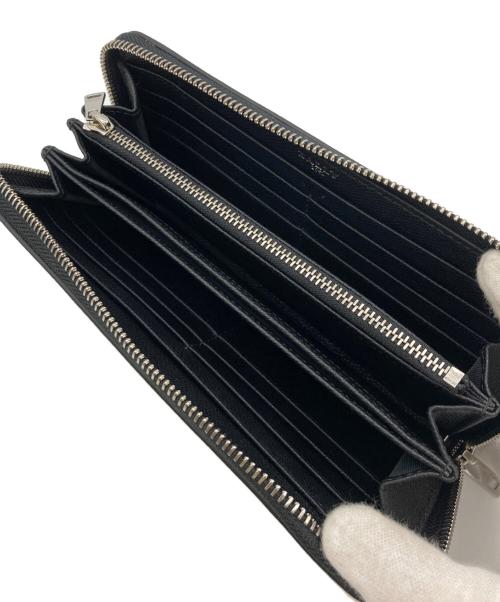 BALLY（バリー）BALLY (バリー) ラウンドファスナー長財布 ブラック×ネイビーの古着・服飾アイテム