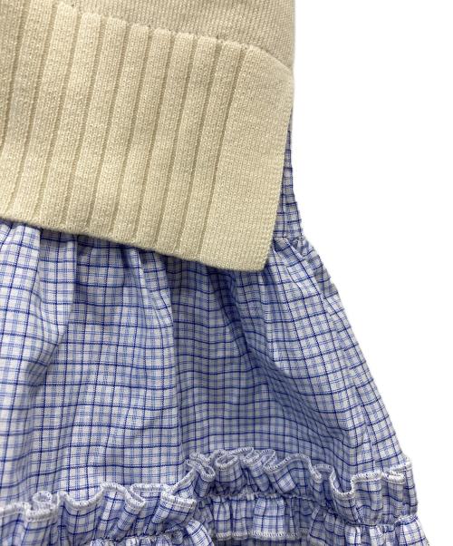 Lily Brown（リリーブラウン）Lily Brown (リリーブラウン) シャツドッキングミニワンピース アイボリー サイズ:FREEの古着・服飾アイテム