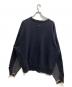 stein (シュタイン) OVERSIZED REBUILD SWEAT LS/オーバーサイズ　リビルド　スウェット　ロングスリーブ ブラック サイズ:Ｍ：14000円