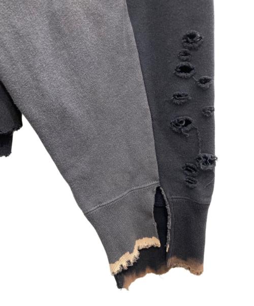 stein（シュタイン）stein (シュタイン) OVERSIZED REBUILD SWEAT LS/オーバーサイズ　リビルド　スウェット　ロングスリーブ ブラック サイズ:Ｍの古着・服飾アイテム