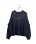 stein（シュタイン）の古着「OVERSIZED REBUILD SWEAT LS/オーバーサイズ　リビルド　スウェット　ロングスリーブ」｜ブラック