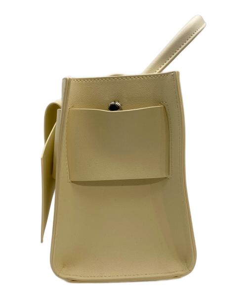 FRAY ID（フレイ アイディー）FRAY ID (フレイ アイディー) リボンミドルバッグ イエロー 未使用品の古着・服飾アイテム