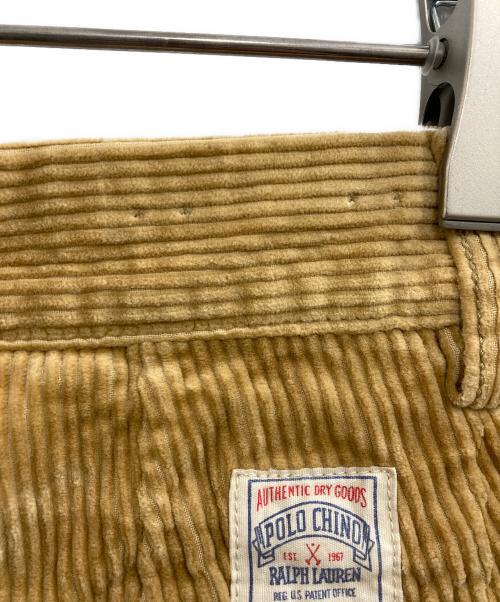 POLO RALPH LAUREN（ポロ・ラルフローレン）POLO RALPH LAUREN (ポロ・ラルフローレン) コーデュロイタックパンツ ブラウン サイズ:Ｗ30 L30の古着・服飾アイテム