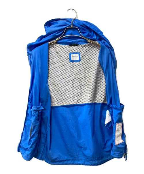 ARMANI COLLEZIONI（アルマーニ コレツィオーニ）ARMANI COLLEZIONI (アルマーニ コレツィオーニ) フーデッドベスト ブルー サイズ:38の古着・服飾アイテム