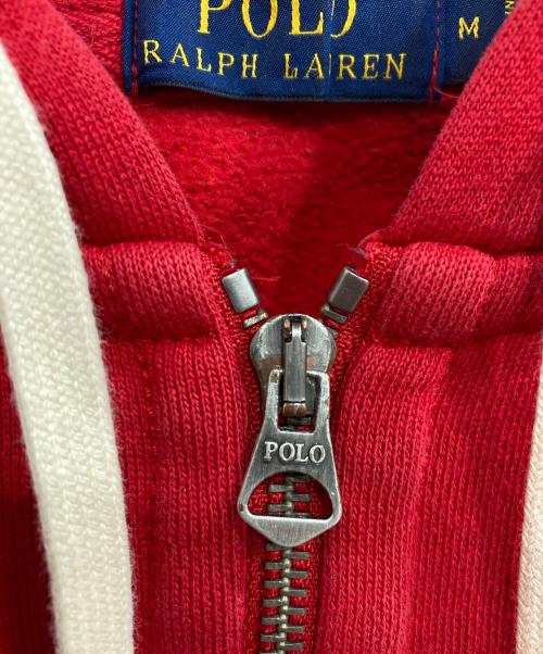 POLO RALPH LAUREN（ポロ・ラルフローレン）POLO RALPH LAUREN (ポロ・ラルフローレン) ジップパーカー レッド サイズ:Ｍの古着・服飾アイテム