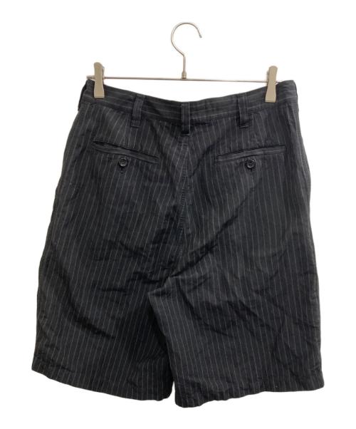 COMME des GARCONS HOMME（コムデギャルソン オム）COMME des GARCONS HOMME (コムデギャルソン オム) ストライプハーフパンツ ブラック サイズ:XSの古着・服飾アイテム