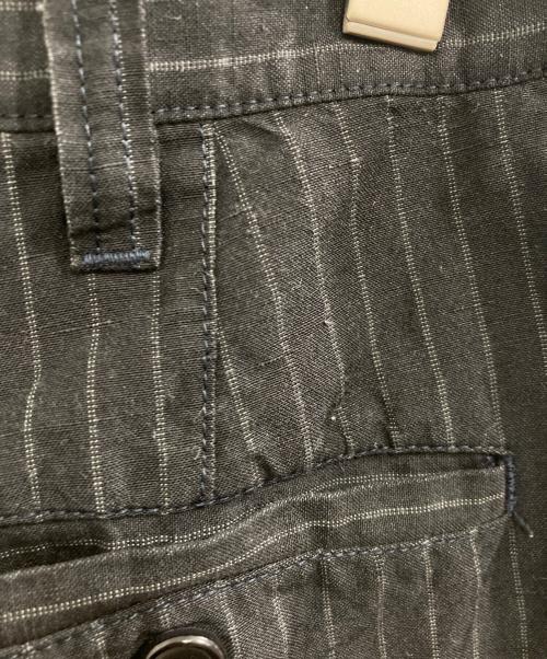 COMME des GARCONS HOMME（コムデギャルソン オム）COMME des GARCONS HOMME (コムデギャルソン オム) ストライプハーフパンツ ブラック サイズ:XSの古着・服飾アイテム