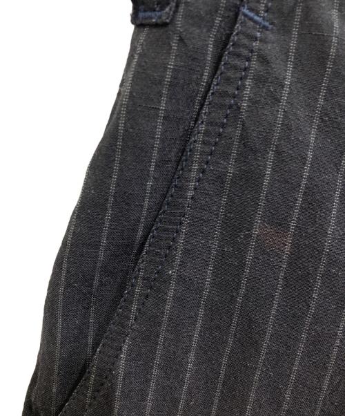 COMME des GARCONS HOMME（コムデギャルソン オム）COMME des GARCONS HOMME (コムデギャルソン オム) ストライプハーフパンツ ブラック サイズ:XSの古着・服飾アイテム