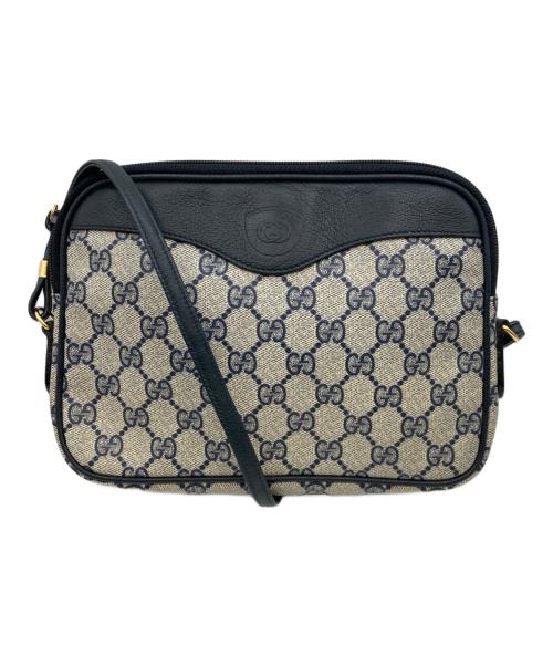 GUCCI（グッチ）GUCCI (グッチ) オールドショルダーバッグ/GG ネイビーの古着・服飾アイテム