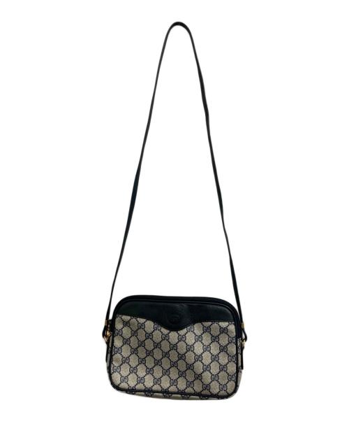 GUCCI（グッチ）GUCCI (グッチ) オールドショルダーバッグ/GG ネイビーの古着・服飾アイテム